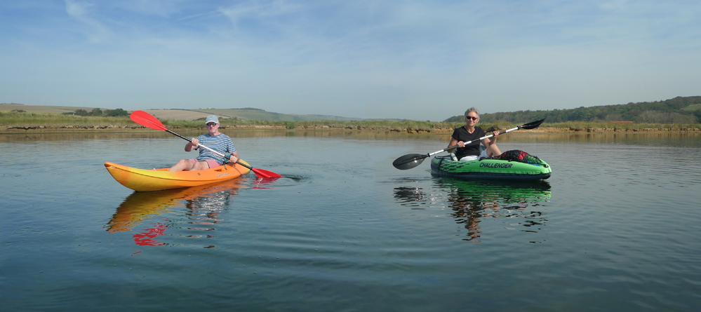 Monday September 6th (2021) Kayaking in the Cuckmere valley width=