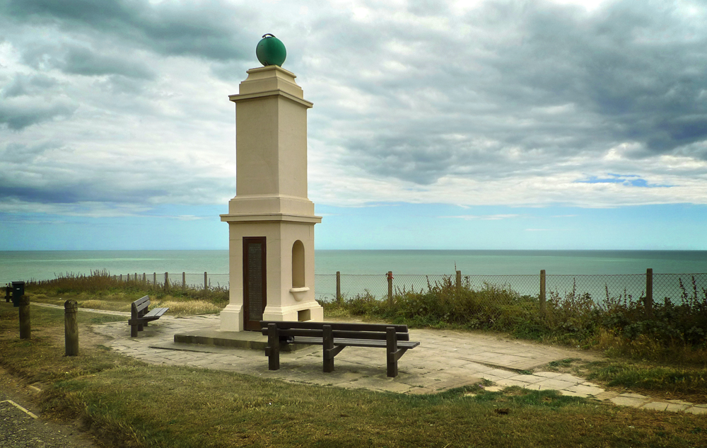 Monday July 6th (2020) Peacehaven Meridian Monument width=