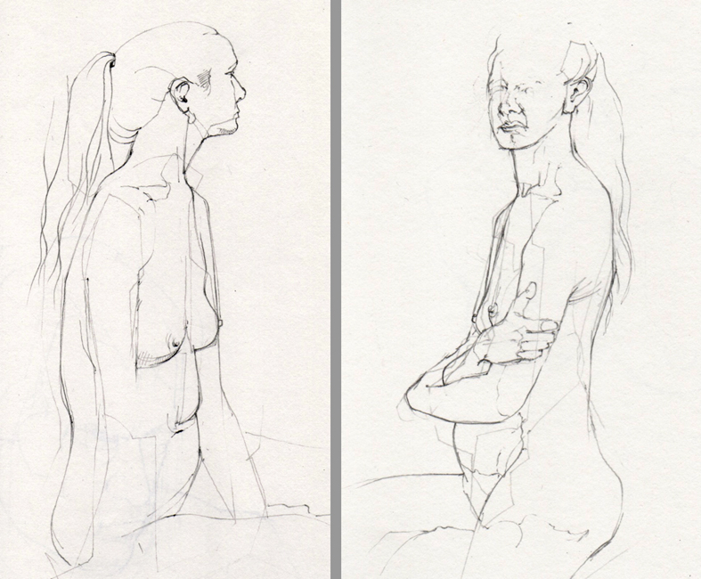 Friday October 17th (2025) Life Drawing at The All Saints Centre in Lewes
