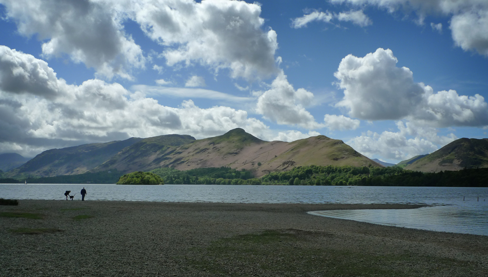 Wednesday May 11th (2022) Cat Bells viewed from Strandshag Bay width=