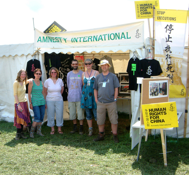 Sunday June 28th (2009) Amnesty International at Pilton width=