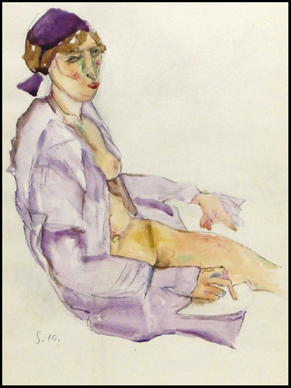 Friday May 4th (2012) Is this an Egon Schiele ? width=