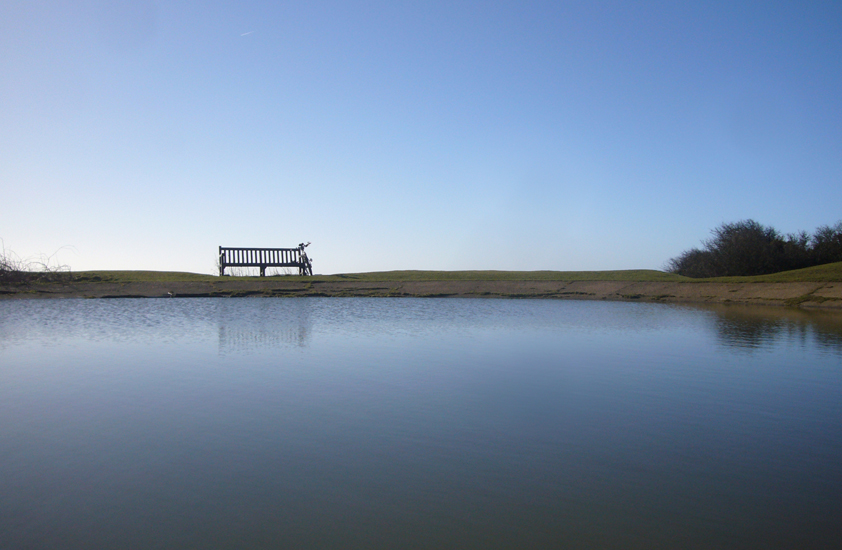 Saturday February 28th (2015) The second dew pond. width=