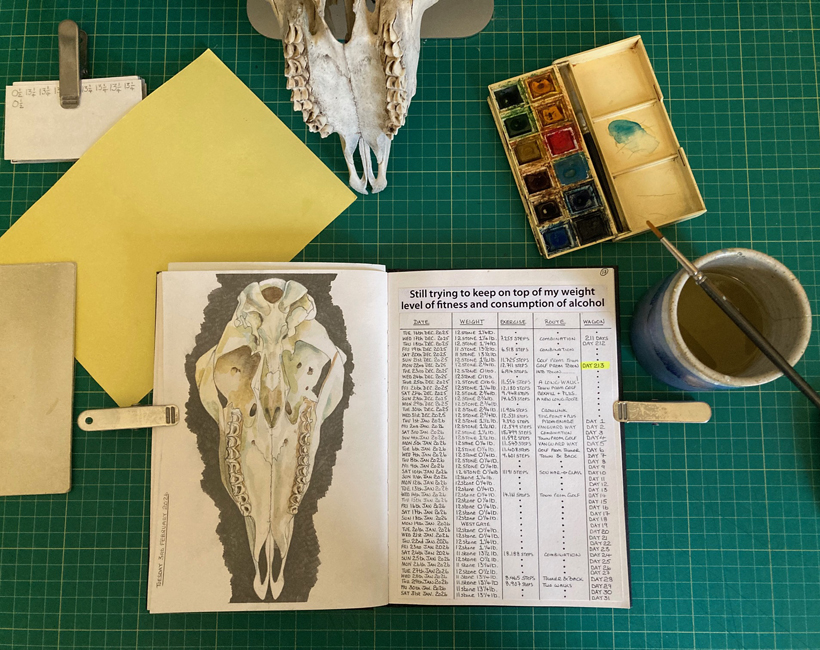 Thursday February 5th (2026)&nbsp;Just touching up Tuesday's drawing