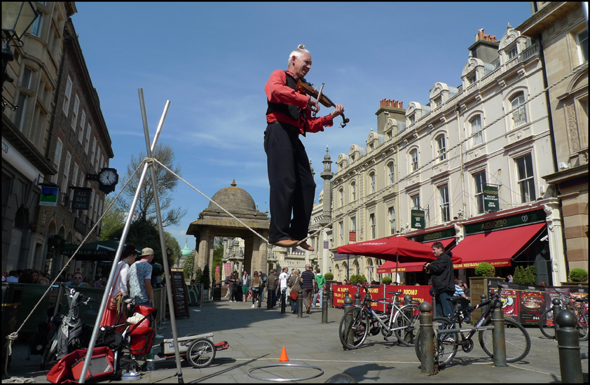 Sunday May 26th (2013) Brighton street performance. width=