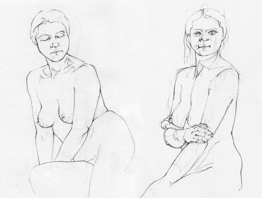 Tuesday February 1st (2022) Life Drawing at St.Elizabeths width=