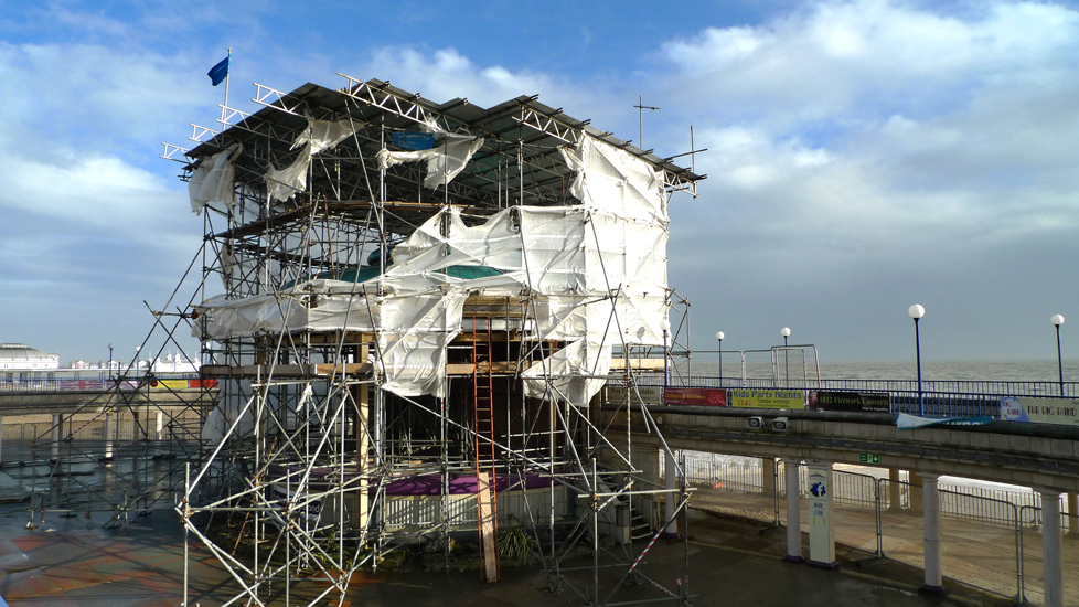 Monday January 6th (2014) The Eastbourne bandstand ... width=