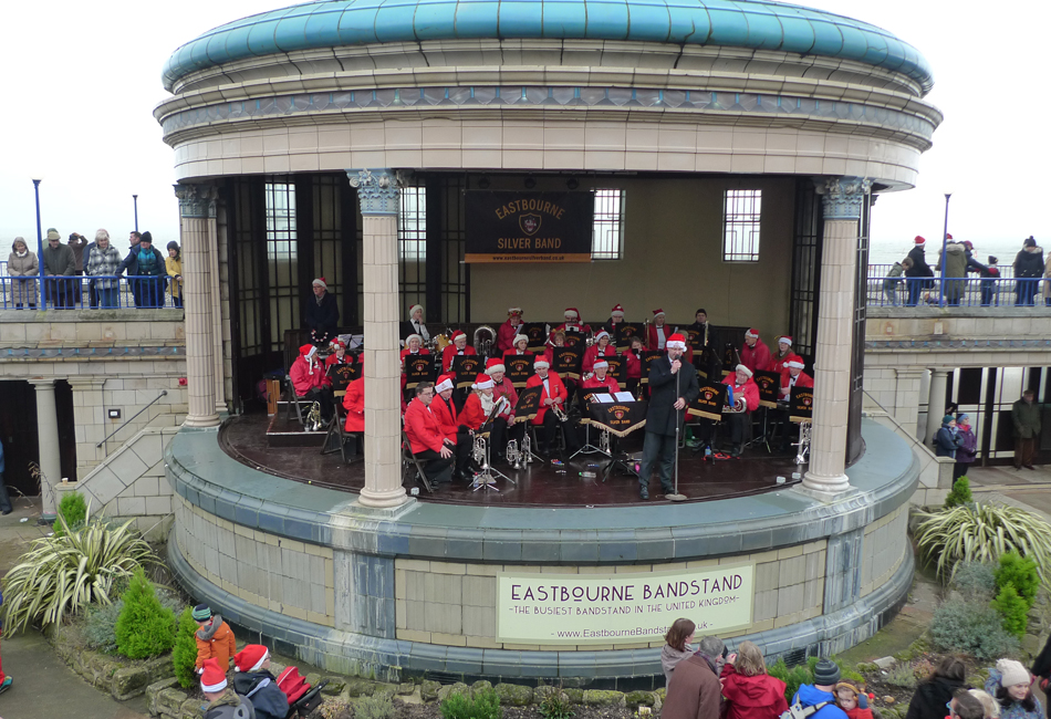 Monday December 25th (2017) Eastbourne Silver Band width=