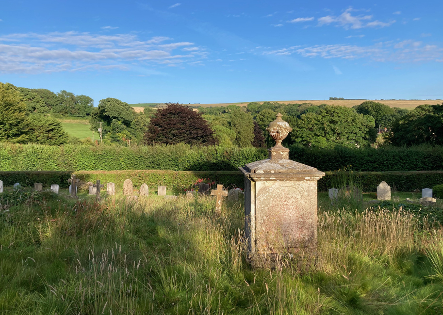 Saturday July 20th (2024) The view from Jevington churchyard width=