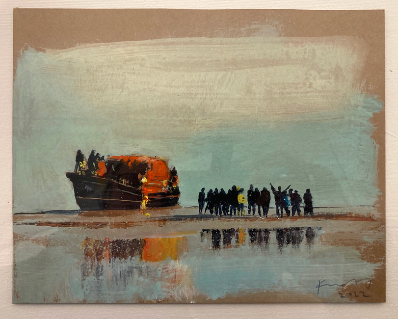 Thursday August 7th (2025) RNLI ..... Painting by Kurt Jackson width=