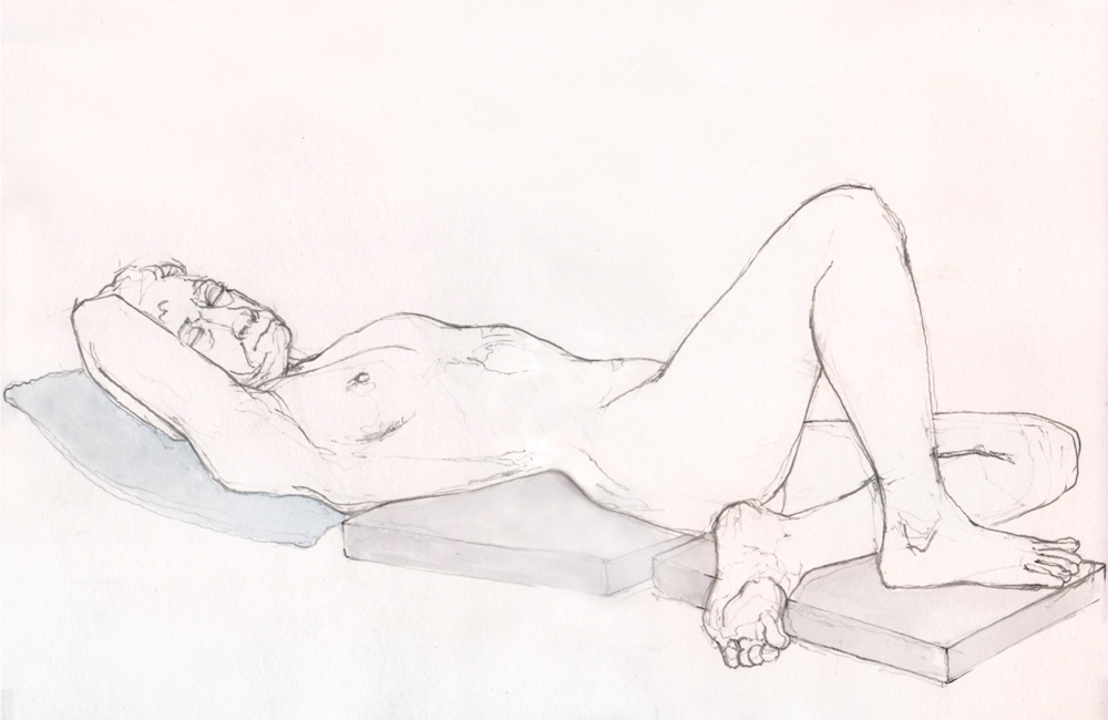 Friday October 31st (2025) Life drawing at The All Saints Centre, Lewes