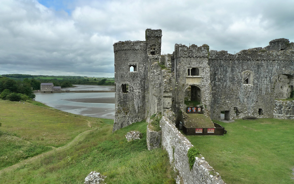 Friday July 12th (2019) Carew Castle and the Tidal Mill. width=