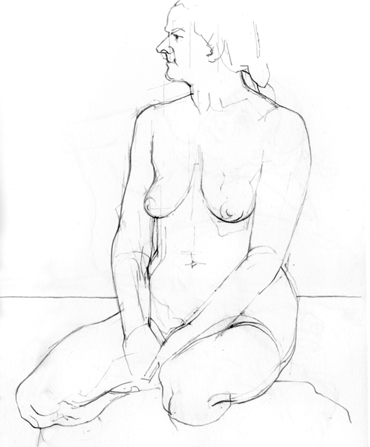 Friday August 6th (2021) Life drawing in Lewes width=