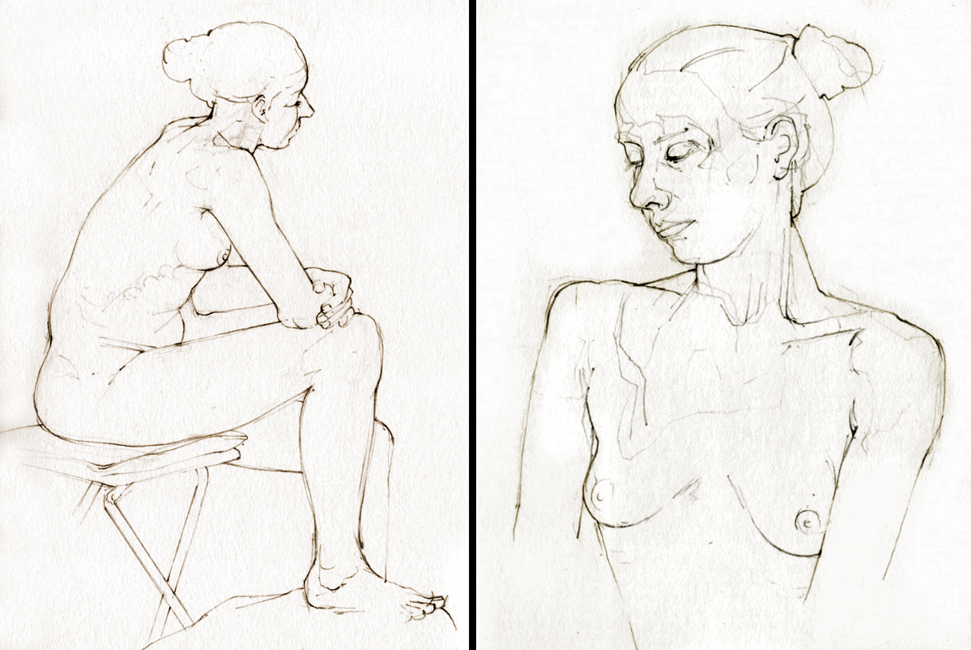 Saturday April 28th (2018) Life Drawing today ... width=