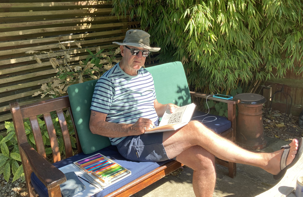 Friday August 7th (2026) Drawing with Caran d'Ache watercolour pencils width=