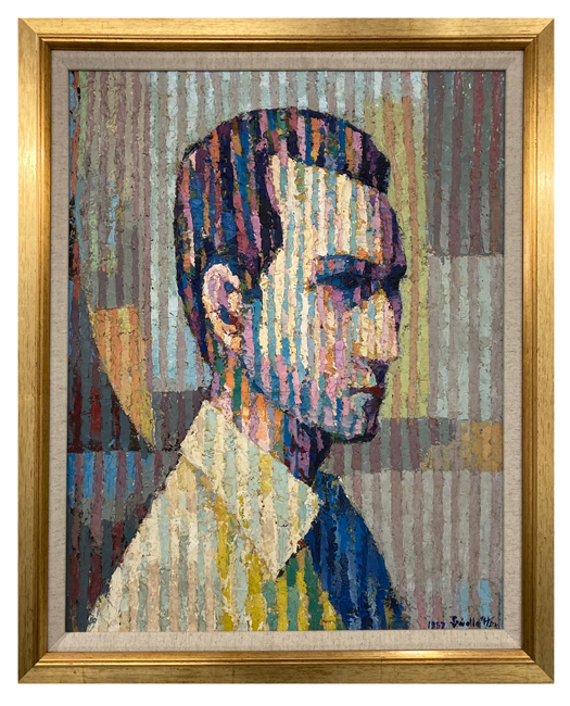 Thursday April 28th (2022) Alex Sadlo, Self-portrait, 1957. width=