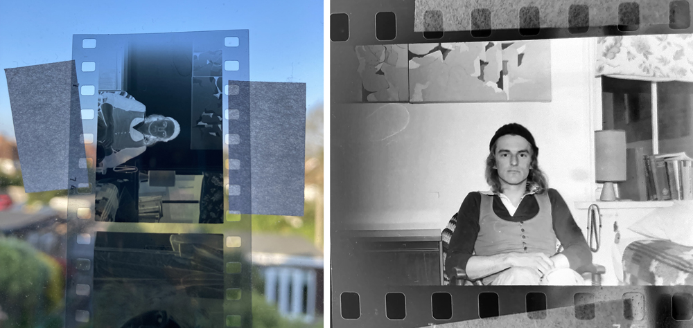 Tuesday April 21st (2026)&nbsp;Messing about with an old black and white negative