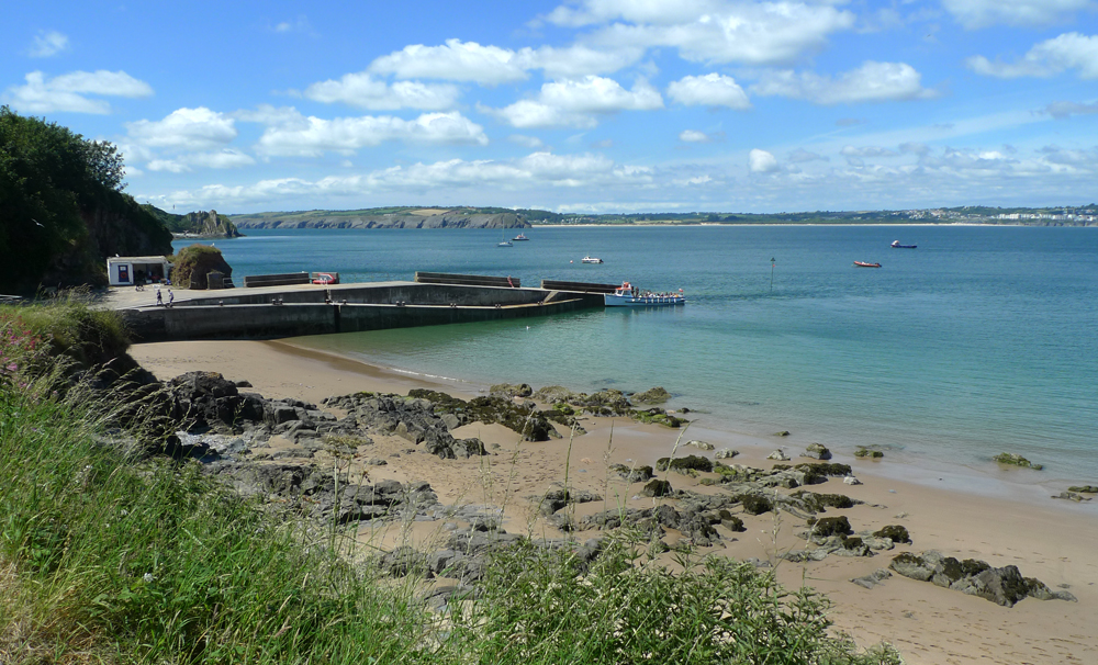 Tuesday July 9th (2019) More visitors arrive at Caldey Island width=