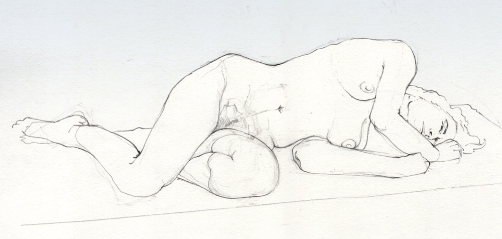 Friday January 9th (2026) Back to work in the life drawing room width=