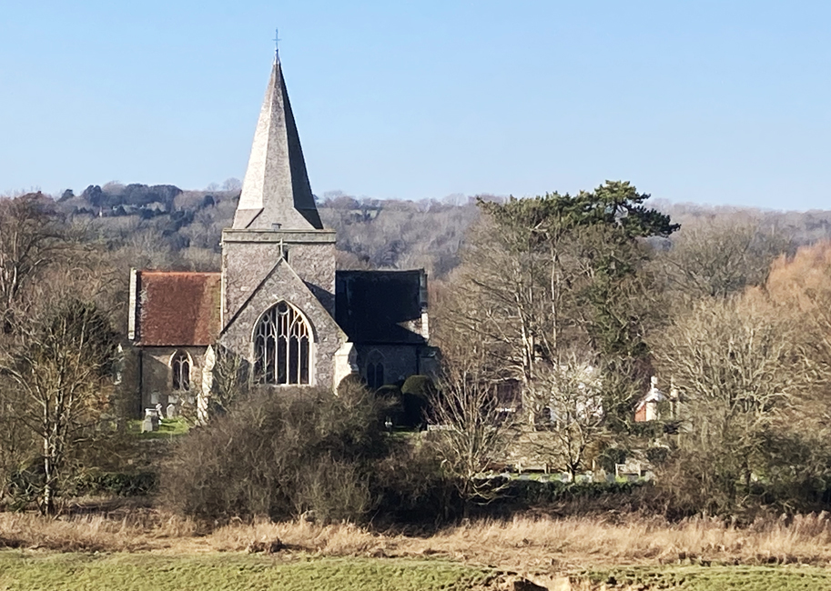 Wednesday February 8th (2023) St.Andrew's church, Alfriston width=