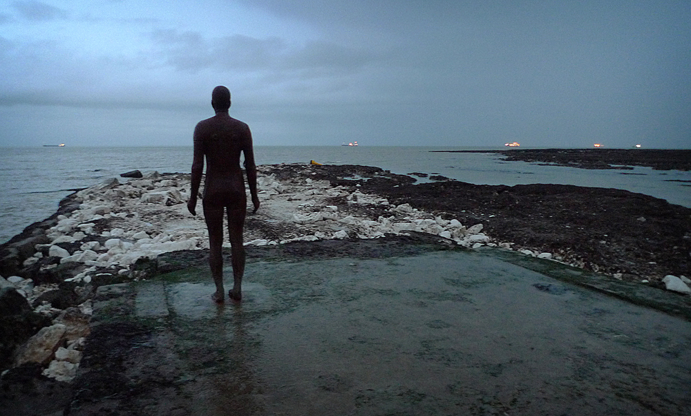 Tuesday January 2nd (2018) Antony Gormley's Another Time XX1 ... width=