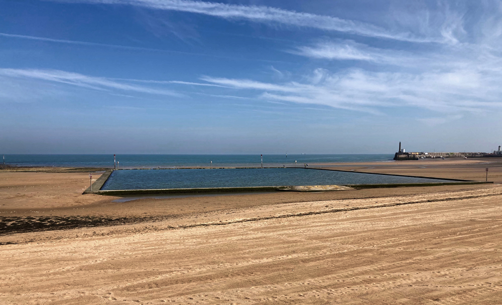Wednesday April 30th (2025) Tidal pool, Margate beach.