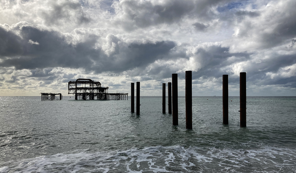 Monday October 16th (2023) Brighton's West Pier width=
