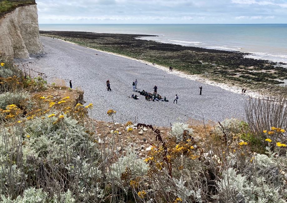 Thursday July 11th (2024) Geography lesson at Birling Gap width=