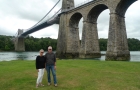 Menai Suspension Bridge Designed by Thomas Telford and built in 1826