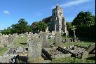06: Firle has a very neat churchyard.