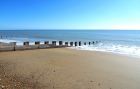 26: Bexhill-on-Sea beach today.
