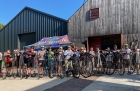 Fourteen penny farthings at the Gun Brewery