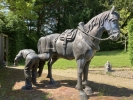 13: Bronze horse at Cowbeech House
