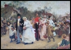 10: The Village Wedding by Sir Samuel Luke Fildes (1843 - 1927)